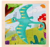 TinyTots | 9-teiliges Montessori-Puzzle