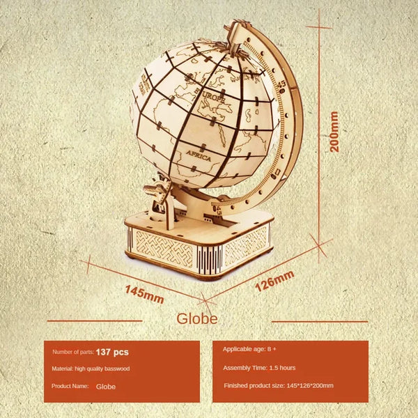 GeoGenius | Globus Holzpuzzle