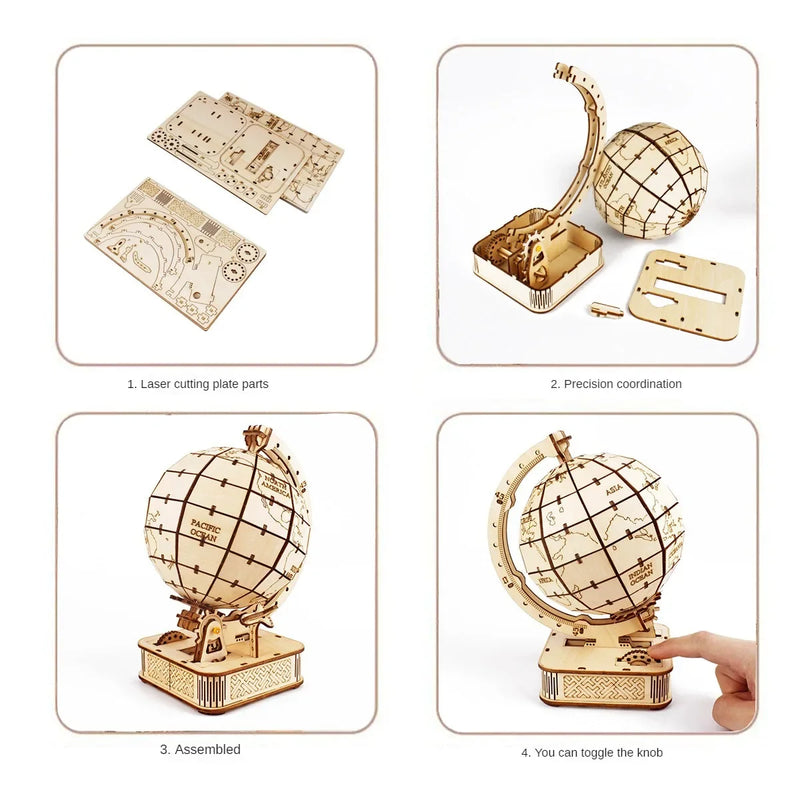 GeoGenius | Globus Holzpuzzle