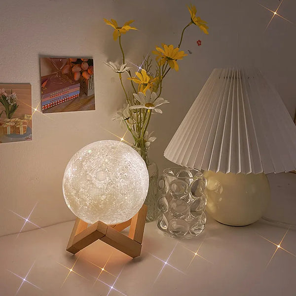 MoonbeamGlow | Mondlampe LED-Licht