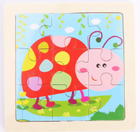 WonderPieces | 9-teiliges Montessori-Puzzle