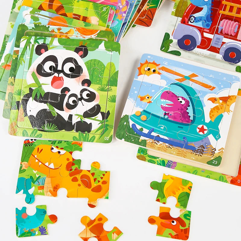 Animals | Kinderpuzzle aus Holz