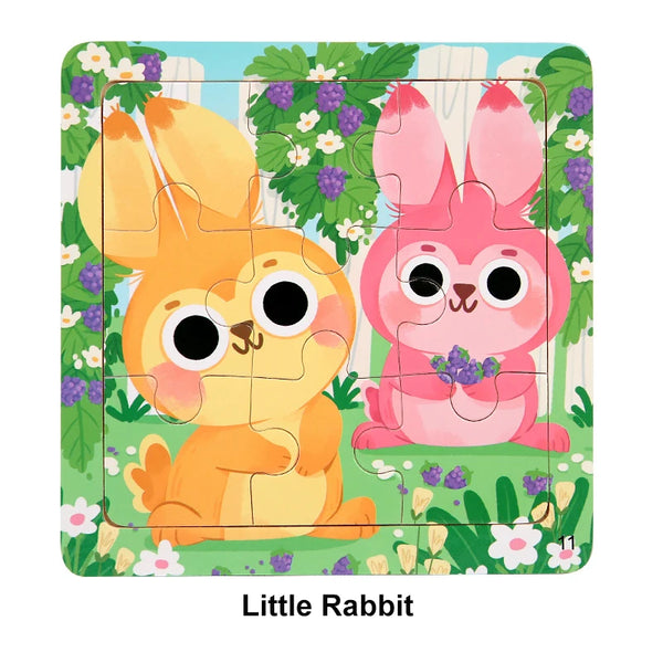 BabyRabbit | Kinderpuzzle aus Holz