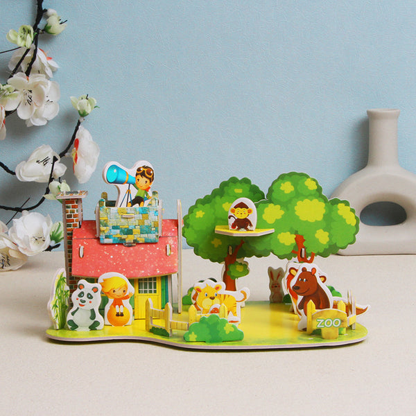 ZooHaven | 3d Papierpuzzle Haus