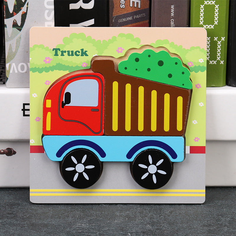 TruckinTots | Pädagogische 3dHolzpuzzles