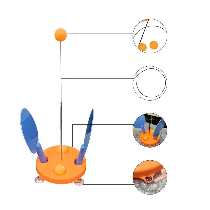 TabletopToss | Tragbarer Tischtennistrainer