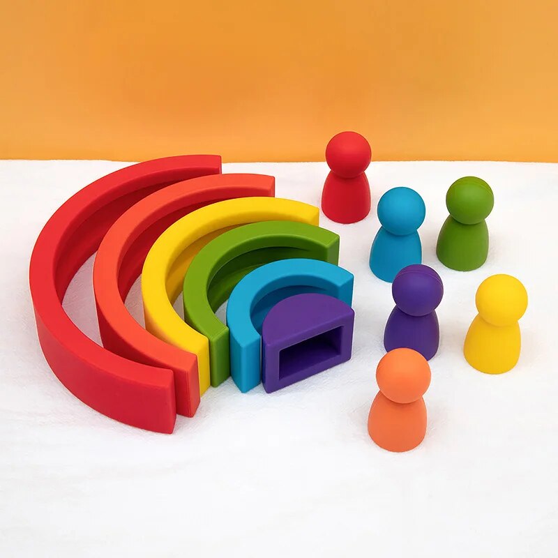 BabyBlox | Geometrischer Regenbogen