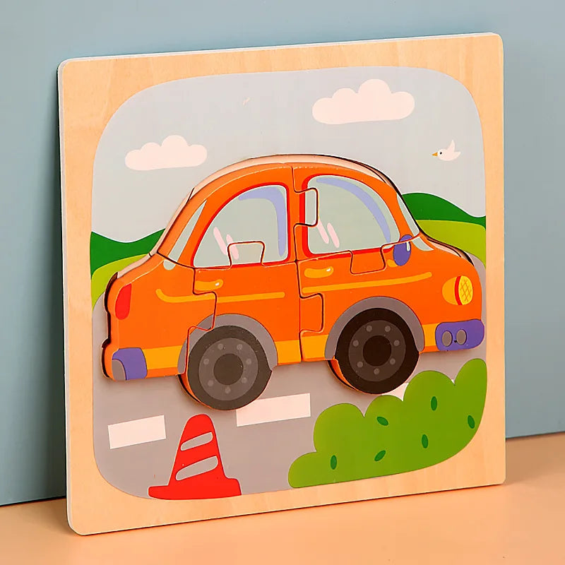 VroomVision | Montessori Puzzle Spaß