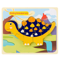 AnkyJourney | Dinosaurier Holzpuzzle