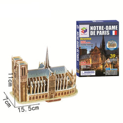 Architektonische Abenteuer Architektur-Puzzle für Kinder | 3er-Bundle