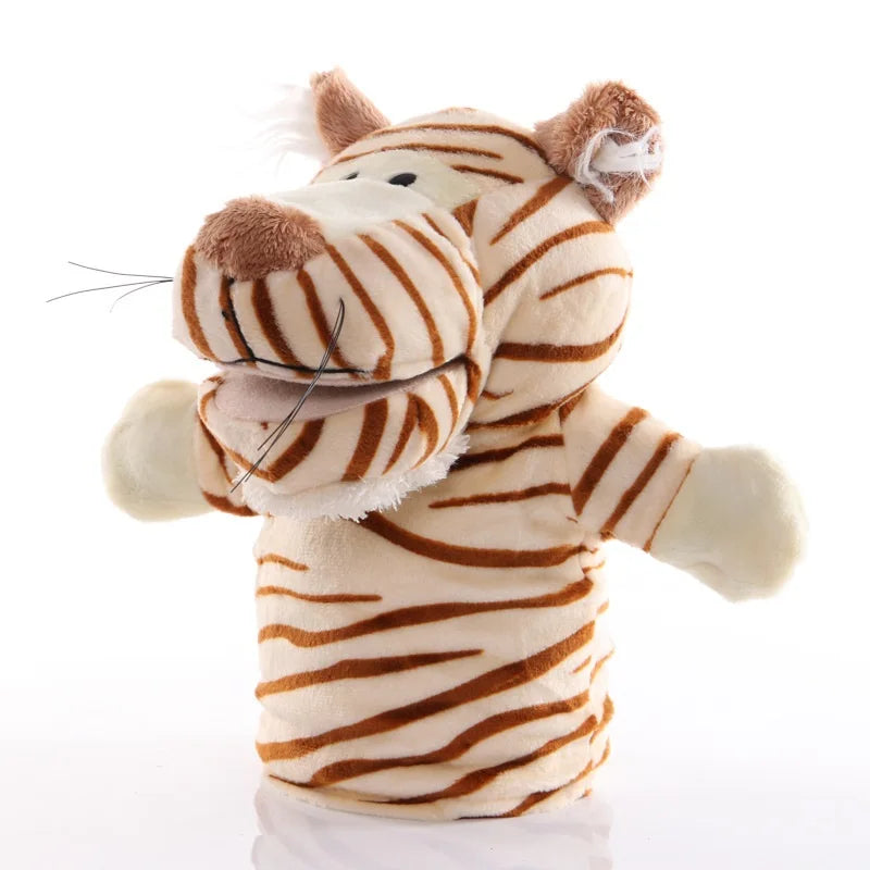 Tiger | Lehrreiches Tier-Handpuppenspielzeug für Kinder