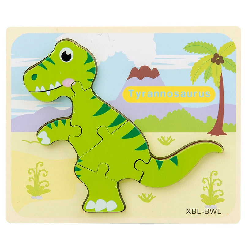 TyrannoFun | Dinosaurier Holzpuzzle