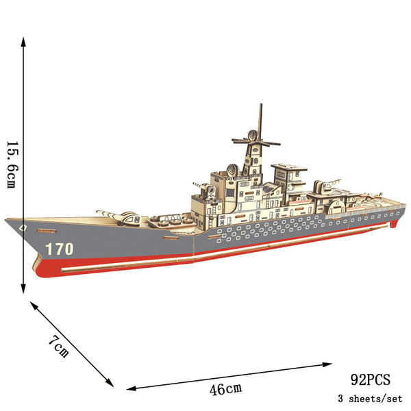 BoatBrilliance | 3D-Holzboot-Puzzle