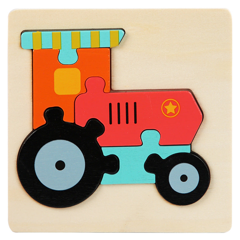 Tractor | 3D-Holzpuzzle