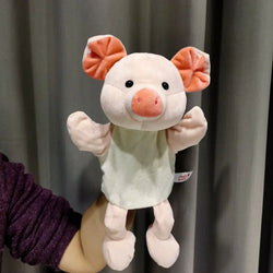 Verspieltes Schwein | Plüsch Tier Handpuppenspielzeug Für Kinder