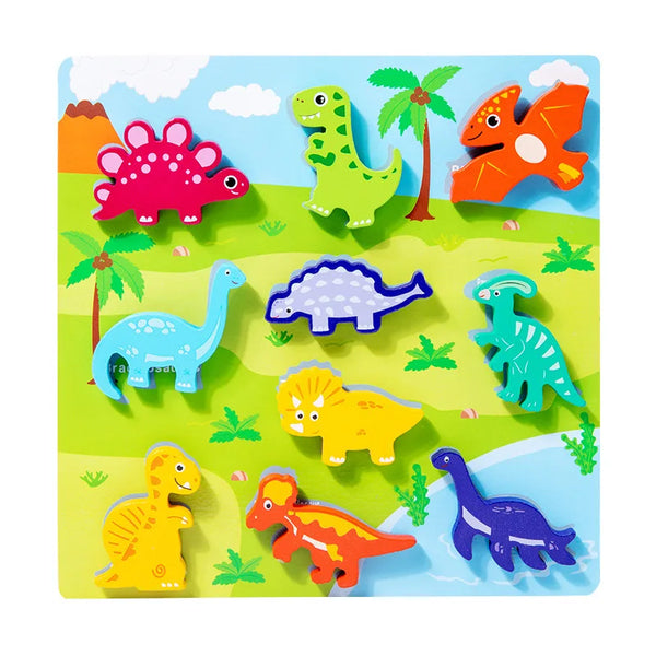 Zoo Tiere Früherziehung Puzzle für Kinder | Bundle von 3