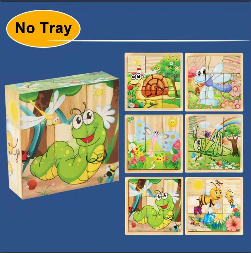 Gehirnförderndes Puzzle-Set für Kinder | Bundle von 3