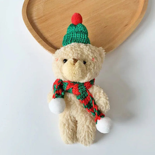 Weihnachtsbär Plüschpuppe | Festlicher Teddy