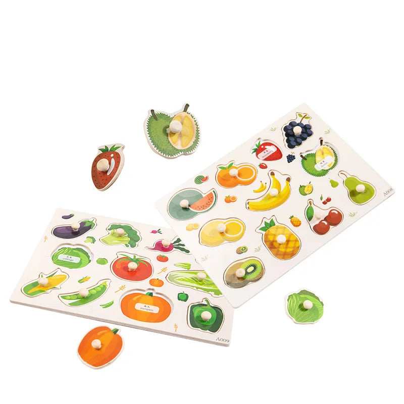 VeggiePatch | Hölzerne Puzzles Lernspielzeug