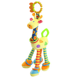 Giraffe | Plüsch-Sinnes-Rasselspielzeug für Babys