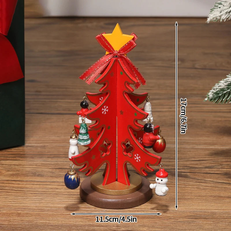 Weihnachts-Schneeland Baum Ornament Spielzeug für Kinder | Set von 3