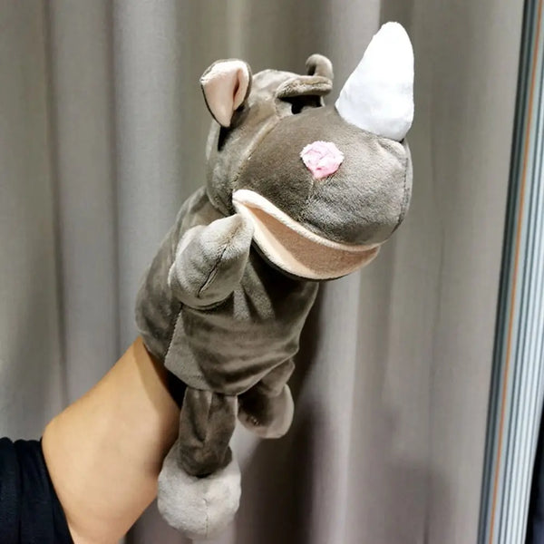 Tapferes Nashorn | Plüsch Tier Handpuppenspielzeug Für Kinder