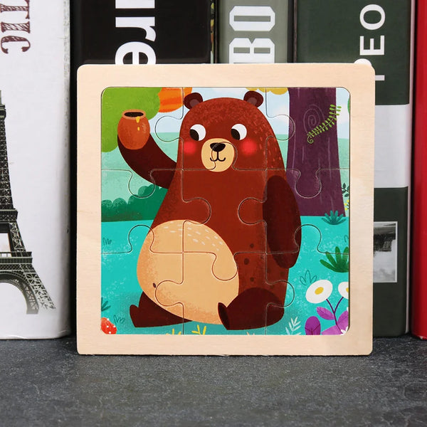 BearHug | Pädagogische Holzpuzzles