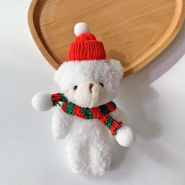 Weihnachtsbär Plüschpuppe | Kawaii Teddybär