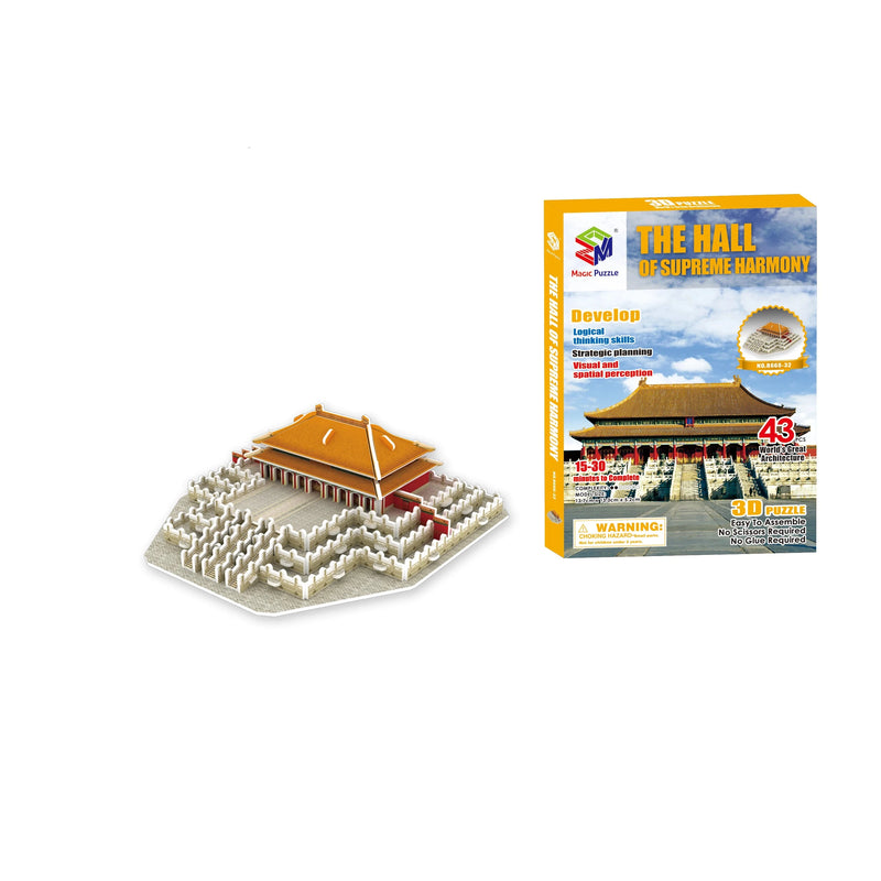 Wunder Architektur-Puzzle für Kinder | 3er-Bundle