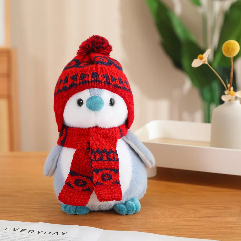 Blau | Pinguin Plüschtier für Kinder