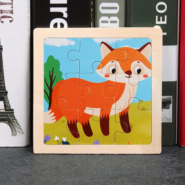 FoxyPlay | Pädagogische Holzpuzzles