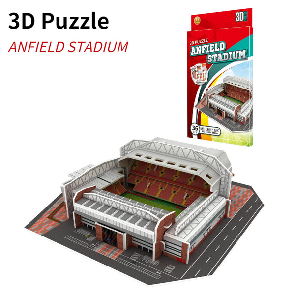 AnfieldArt | 3d Papier Stadion Puzzle