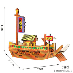 TimberVoyage | Segelschiff Holzpuzzle