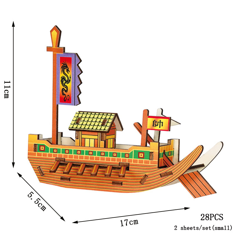 TimberVoyage | Segelschiff Holzpuzzle