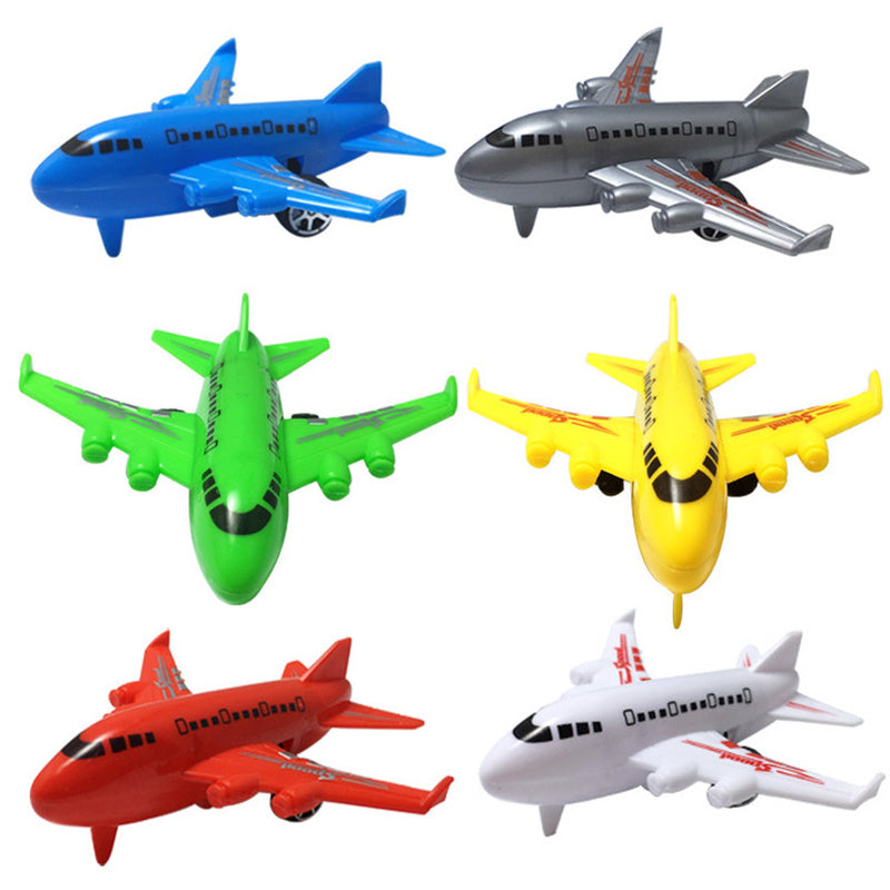 MiniSquad | Buntes Pull-Back-Flugzeug