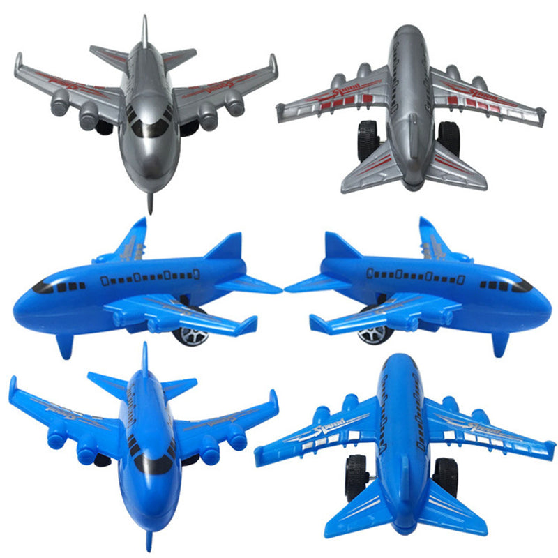 MiniSquad | Buntes Pull-Back-Flugzeug