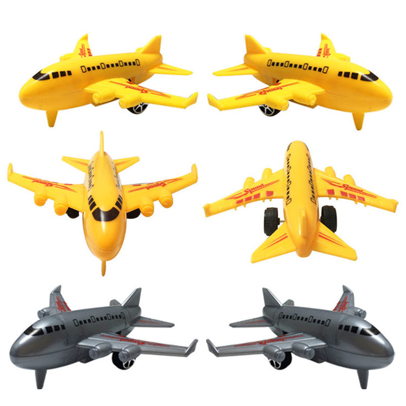 MiniSquad | Buntes Pull-Back-Flugzeug