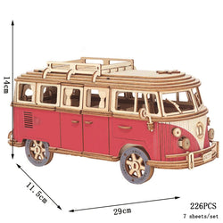 RedwoodRoamer | Holz 3D-Puzzle DIY Baukasten