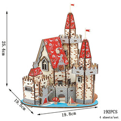 WoodenKingdom | Holz 3D-Puzzle DIY Baukasten