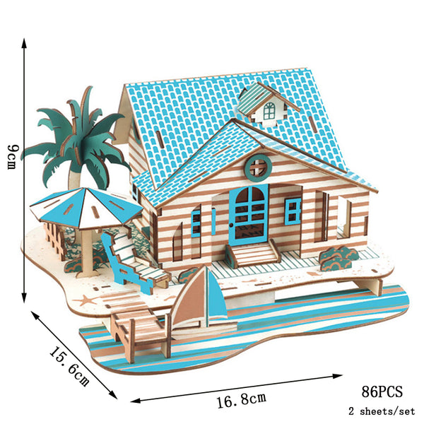 BaliBreeze | Holz 3D-Puzzle DIY Baukasten