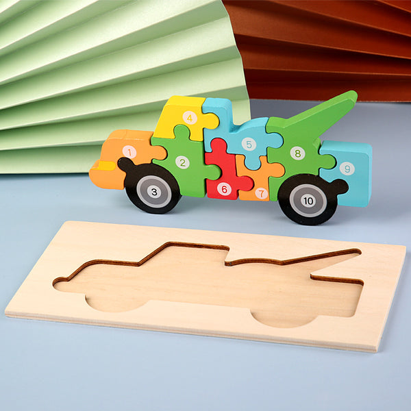 CarCubes | Holzauto 3D Puzzles