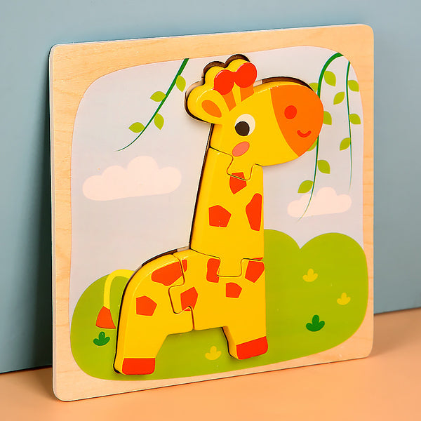 SpottyPuzzle |  3D Holz Giraffe Puzzle