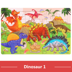 DinoAdventure | Hölzerne 3D-Puzzles