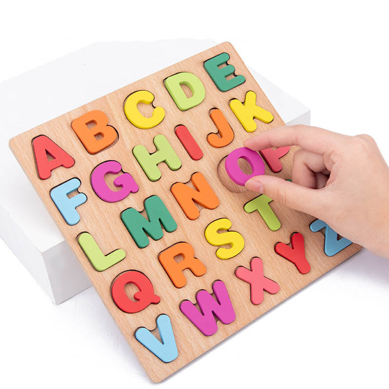 ABCMatch | Holzpuzzle Alphabet Zahl Form