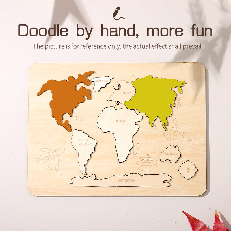 WorldWonder | Weltkarte Puzzle