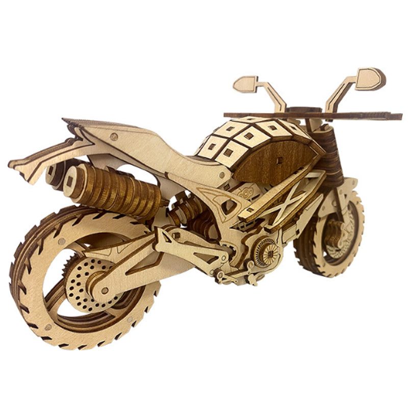 WoodWheel | 3D-Motorrad-Puzzle aus Holz