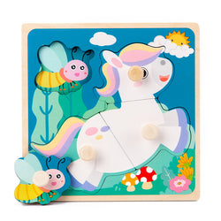 MagicalMatch | Hölzerne Baby-Puzzles