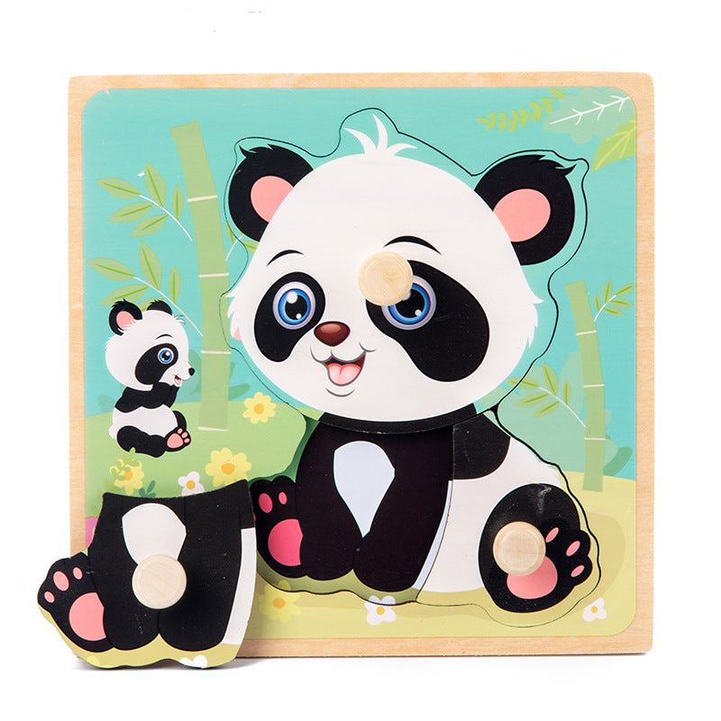 PuzzlingPanda | Hölzerne Baby-Puzzles