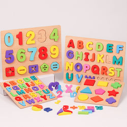 ABCMatch | Holzpuzzle Alphabet Zahl Form