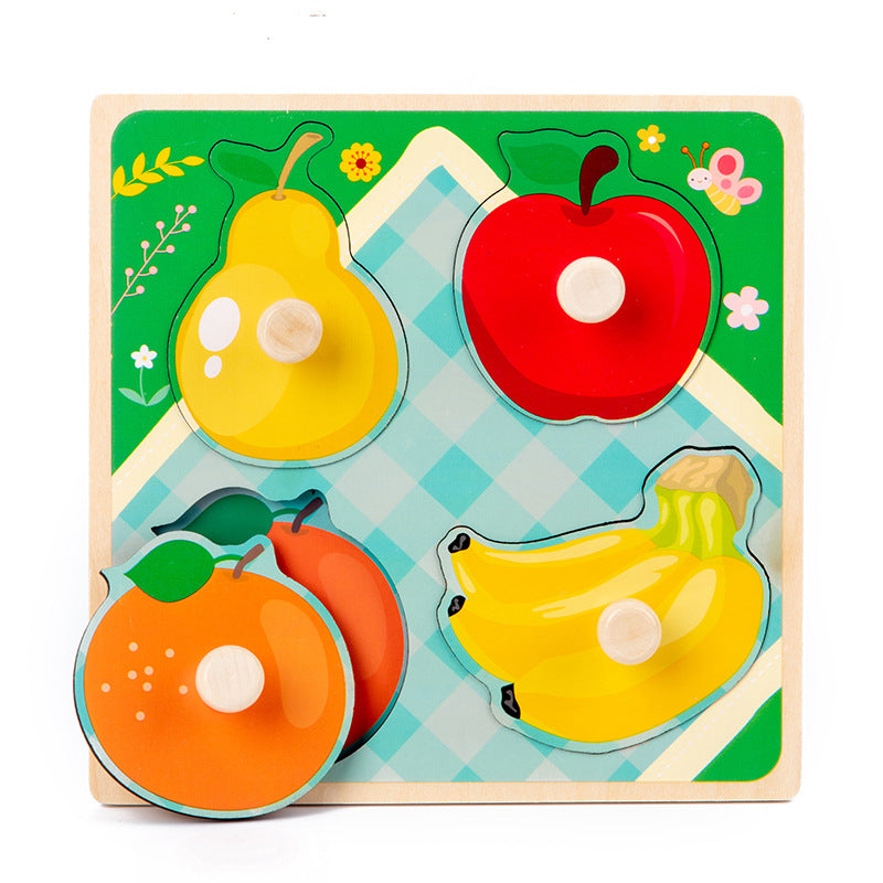 FruityFriends | Hölzerne Baby-Puzzles